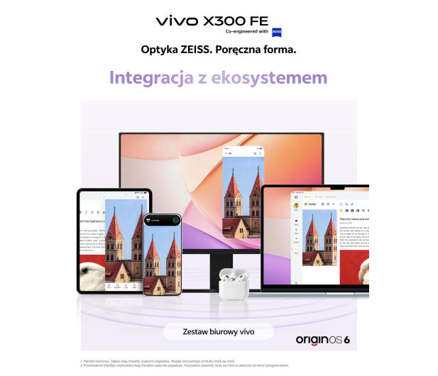 vivo X300 FE 5G 12/512GB 120Hz Fiolet BOX Zestaw fotograficzny - 1523364 - zdjęcie 11